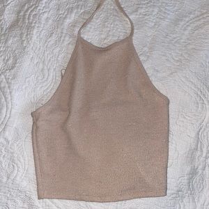 Sparkly holster cropped top